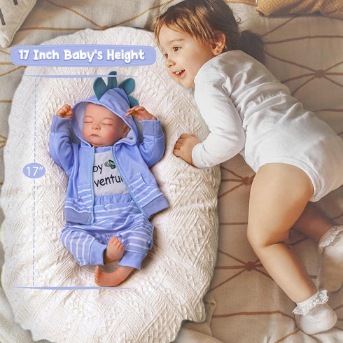 20 inch 3+ ADFO Reborn Baby Dolls Girl Realistic, Lifelike Realistic Girl Newborn Real Life Baby Girl Dolls Soft Vinyl