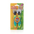 Nuby 2 Piece Stainless Steel Utensil Set, Blue/Green, 2 Count