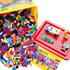 burgkidz Building Bricks, 568 Pieces Classic Building Blocks with Wheels, Door, Window, Storage Box, STEM Educational