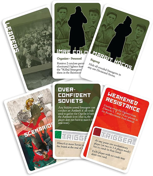Days & Nights: Red Army Pack Expansion Add-On, 28 Miniatures & Card Pack for Board Game Accessory