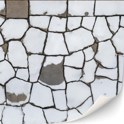 TexturKontor 3 Sheets Self Adhesive Floor Tiles for Dollhouse 1:12 Scale (Winter Village