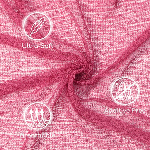 Sunmig Newborn Baby Stretch Wrap, Photo Props, Rose