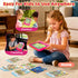 Qiaojoy 3-5 2000+ 3 4 5 6 Kids Learning Tablet Bilingual, Educational Learning Toys for Toddlers Year Olds, with Words