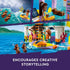 LEGO Friends Sea Rescue Center 41736 Building Toy with 3 Mini-Dolls, 2 Otters, Seahorse, Turtle, Water Scooter