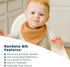 Water-Resistant Tiny Twinkle Bandana Bibs for Infants - Absorbent Teething Scarf