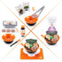 Mini Brands Master Chef Series 1 (2 Pack) - Create 11 Masterchef Dishes, DIY Resin Play, Non-Edible Collectible