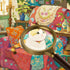Cozy 1000 27.56 19.68 Inches, Room Jigsaw Puzzles Pieces for Adults -Challenging Cat Bookshelf Living Room Scene
