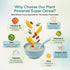 6 3 Pack) Else Nutrition Super Cereal For Babies mo+, Made With Real Whole Plants for a Nutritionally Balanced meal