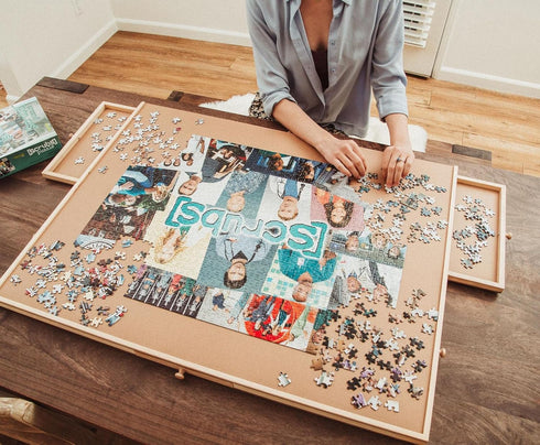 Toynk Scrubs Cast Collage 1000-Piece Jigsaw Puzzle for Adults | Educational Brain Teaser, Creative Play Activities | 28