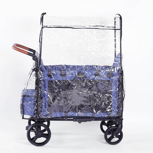 W2 W2, SeedFuture Raincover for Stroller Wagon, Rain Cover Compatible with WONDERFOLD Waterproof, Windproof, Protect