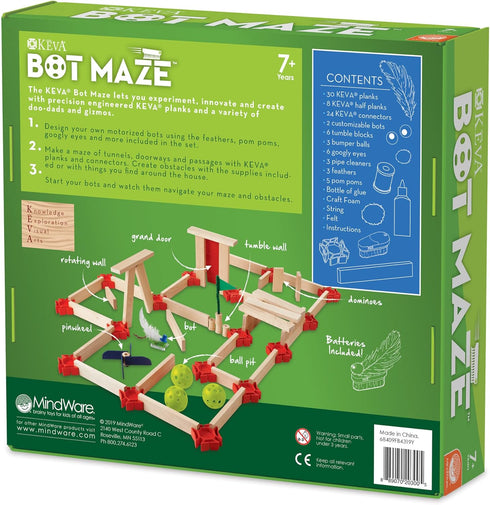 Set Mindware KEVA Maker Bot Maze Building