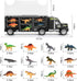12 37 Set MOBIUS Toys Dinosaur Truck Carrier Large Transport Truck with Realistic Dino Figures for Kids Ages Durable