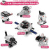 Solar Robot Toys 6 in 1 STEM Learning Kits Educational Space Moon Exploration Fleet Building Experiment Toys DIY Solar Power Science Gift for Kids Aged 8-12