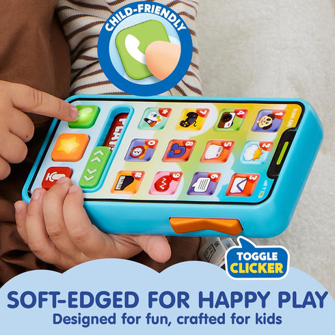 JOYIN Baby Toys 6-12 Months, Cell Phone with 4 Game Modes & 50+ Music Phrases, Educational Toys for Toddlers