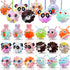 18 Pack Fidget Balls Party Favors, 2 inch 3D Animal Pop Balls