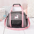 Bayer Design: Nursery Set - Doll Bag Set in Grey, Pink, Unicorn with Changing Mat & Diaper, Adjustable Shoulder Strap