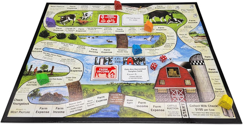 Life on The Farm Board Game for Family Fun