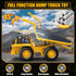 BEWEAI 9CH 2.4Ghz 2 3-12 RC Dump Truck Toy for Boys, Remote Control Play Truck Construction Vehicles, Electric Trucks