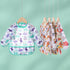YeeLauf Bib,5 Pack,Waterproof 3-24 Sleeved Shirt Bibs for Baby Months Wipe Clean