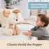 0 7" GUND Baby Peek-a-Boo Peeki Puppy Plush, Dog Stuffed Animal, Baby Toy for Ages and Up, Brown/Cream