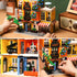 Sets 8-14 1683 ENJBRICK Flowers City Jazz Club Building for Adutls, Architecture House Building Kit for Boys and Girls