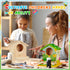 Liliful DIY Wooden Birdhouse Kit - Paint and Paintbrushes Art Crafts for Boys Girls Adults, Indoor Outdoor Craft (1