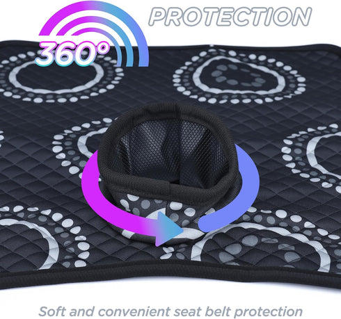 2PC) Potty Training Car Seat Protector, Waterproof Car Seat Cover for Toddlers, Piddle Pads for Baby Carseat, Stroller