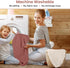 100% (Set 2) (28 52 Inches) Organic Cotton Muslin Crib Sheets of Soft & Breathable Fitted Sheets for Boys and Girls