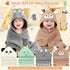14 Set, Set,4 32x32 10 Flasoo Pcs Baby Towels Baby Towels and Washcloths Pcs in Cute Hooded Bath Towel & Pcs Baby