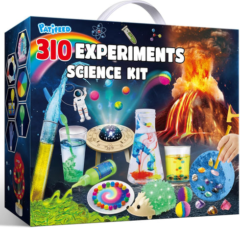 PATIFEED 310 Experiments Science Kits for Kids, S.T.E.M Scientific Projects Toys for