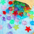 100 MARFOREVER Pcs Toy Gems Pirate Treasure Jewels, Acrylic Dive Gems Bling Diamonds Fake Seashells Plastic Gemstone