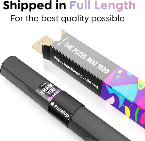 26 47 Inches 1500 Packaging Premium Puzzle Mat - x - Up to Pieces - Jigsaw Puzzle Roll Up Mat - Non Slip Rubber Bottom