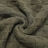 LAWKUL Baby Blankets Cable Babe Checkered Soft Cuddle Newborn Infants Receiving Swaddle, Dark Green 40"x30"