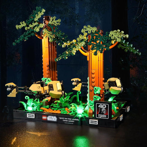 Vaodest LED Light for Lego 75353 Star Wars Endor Speeder Chase Diorama Set - Compatible with Model 75353 (LED Light