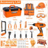 Set,MAGIC4U 50PCS Set 12 3-8 Kids Tool Toddler Tool with Electronic Toy Drill,Tape Measure Tool Equipements,Pretend