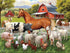 300 Ceaco - Tom Wood - Farm Animal Friends - Oversized Piece Jigsaw Puzzle