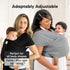1 KeaBabies Baby Wrap Carrier - All in Original Baby Carrier Newborn to Toddler Sling, Easy to Wear, Hands Free
