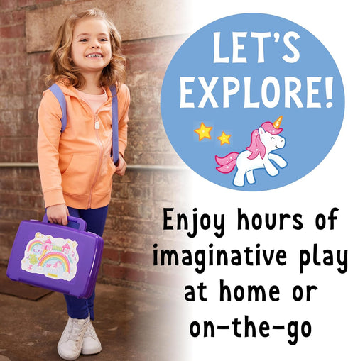 3-5+, Creativity for Kids Sensory On The Go Kit: Magical Playground - Sensory Bins for Toddlers Ages Unicorn Gifts