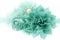 My Lello Shabby Fabric Flower Cluster Headband for Baby, Infant, Toddler, Girl, Stretchy Elastic Aqua