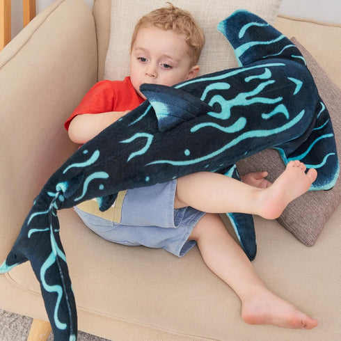 40 Inch Hammerhead Shark Stuffed Animal, Giant Plush Toy, Hammerhead Shark Plush Large