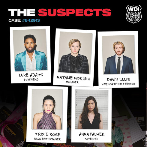 WHAT DO YOU MEME? Who Killed Mia — Modern Murder Mystery Game for True Crime Fans