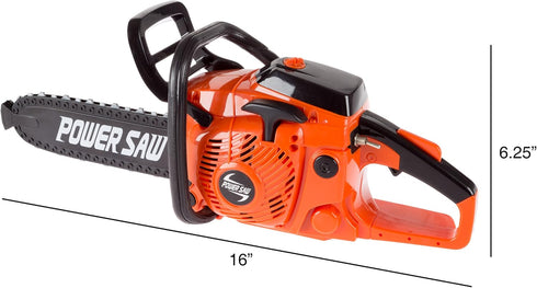 Toy Chainsaw for Boys and Girls, Battery Powered Outdoor Power Tool for Pretend Play