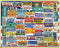 White Mountain Puzzles - Vanity Plates 1000 Piece Jigsaw Puzzle