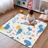 EtherSpher 50'' 50''alfombras Parents' Day Cartoon Cute Blue Bird Soft Padded Baby Play mat Foldable for Indoor Outdoor