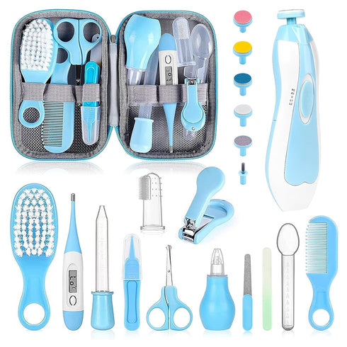 Baby Grooming Kit, Infant Safety Care Set with Hair Brush Comb Nail