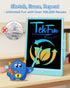 TEKFUN LCD Writing Tablet Doodle Board - 10inch Colorful Drawing Pad, Kids Travel Essentials, Toddler Toys for Ages 3-8