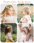 doboi 80PCS Baby Girls Fully Lined Grosgrain Mini Hair Bows Clips, Set of 40 Pairs