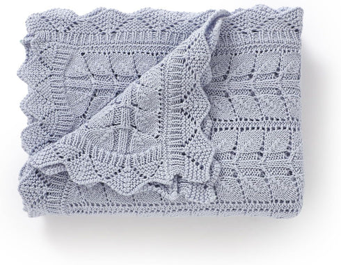 Neiwech Cotton Baby Blanket Knit Soft Cozy Lightweight Stroller Crib Nursery Receiving Swaddling