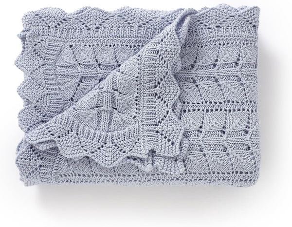 Neiwech Cotton Baby Blanket Knit Soft Cozy Lightweight Stroller Crib Nursery Receiving Swaddling