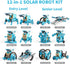 Lucky Doug 12-in-1 STEM Solar Robot Kit for Kids Age 8-13, Educational Building Science Experiment Set